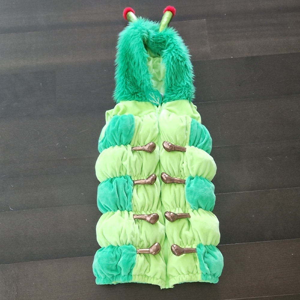 Green Caterpillar Kids Vest